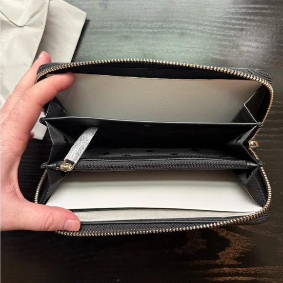 ♠️ NWT! ♠️ kate spade Brynn Saffiano Large Wallet - Picture 8 of 15